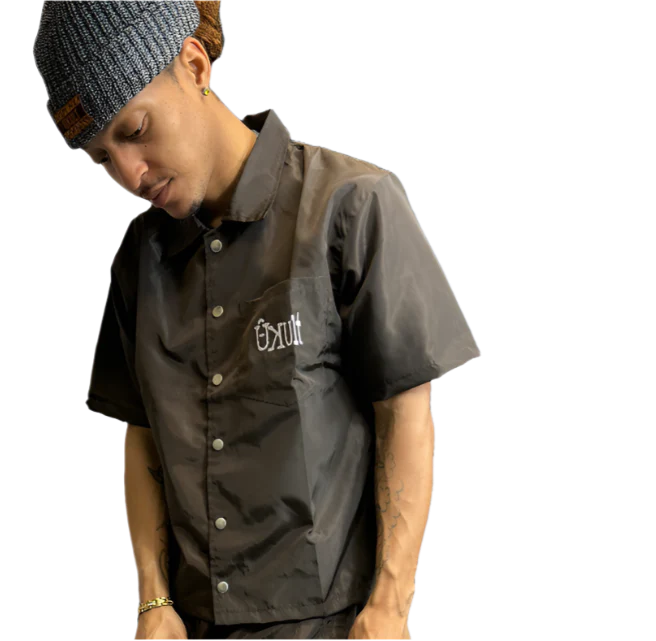 TakOff Nylon Shirt (Dark Brown)