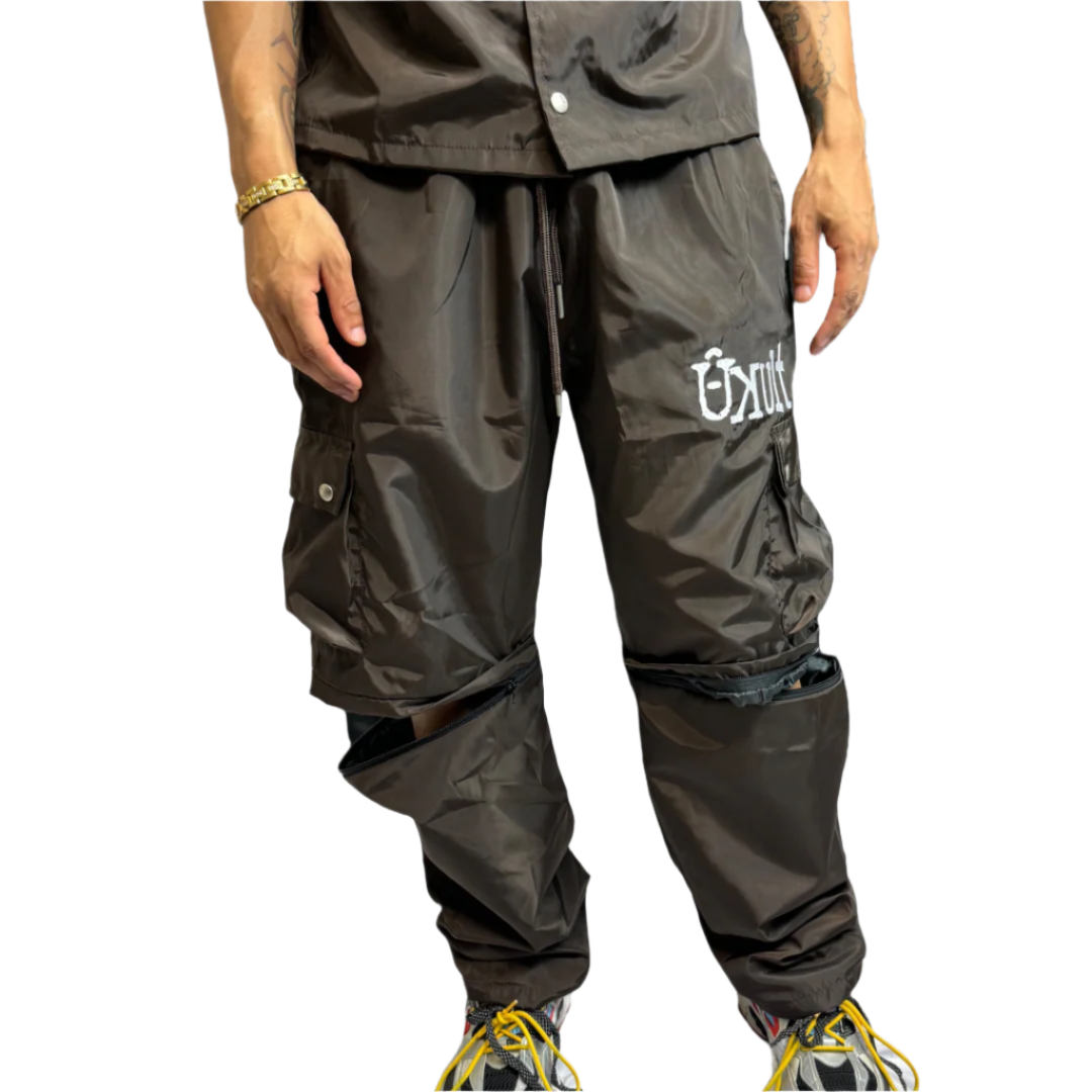 Takoff Nylon Convert(Pants/Shorts) (Black)